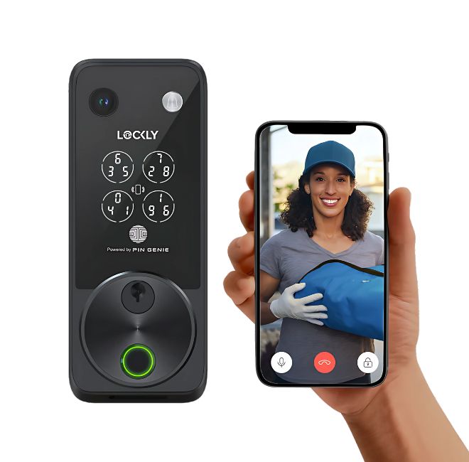 Lockly Vision Zeno Series Video Smart Lock with Intercom Deadbolt