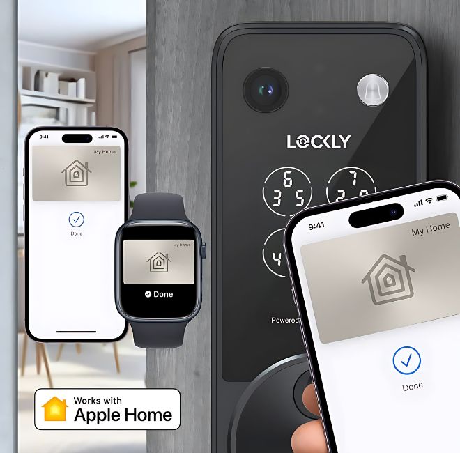 Lockly Vision Zeno Series Video Smart Lock with Intercom Deadbolt